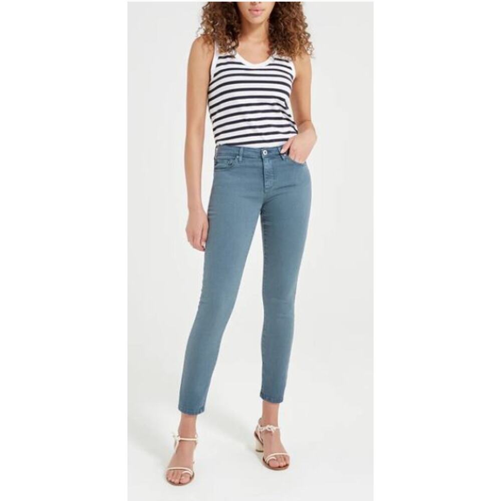 AG Prima Cigarette Ankle Jeans Blue Gray 32x28 NWT Sold Out